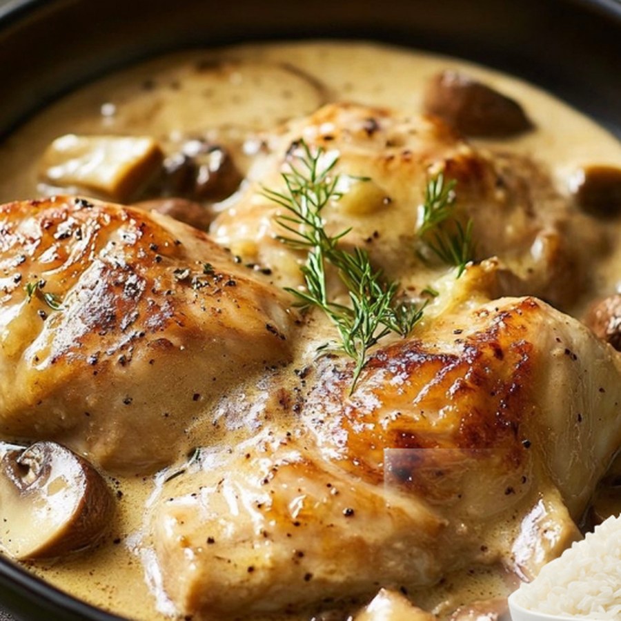 Mushroom Cream Chicken