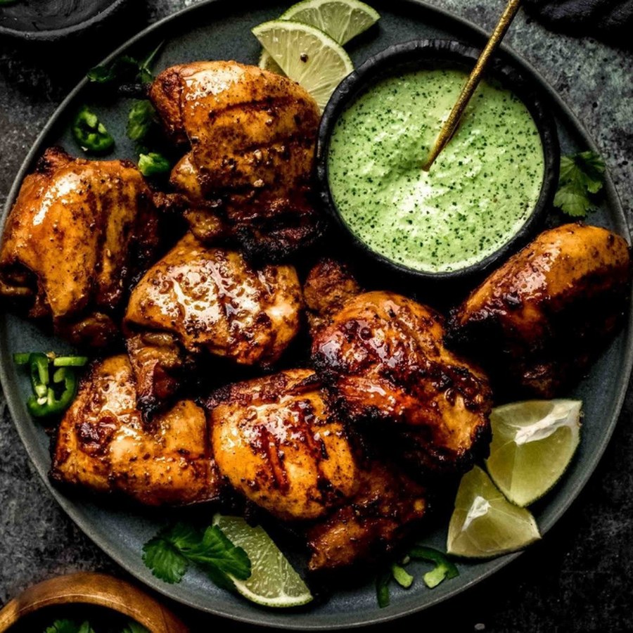 Green Sauce Wings